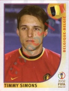 559 Timmy Simons – FIFA World Cup Korea/Japan 2002 Panini