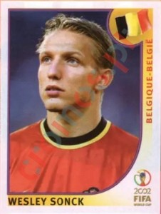 564 Wesley Sonck – FIFA World Cup Korea/Japan 2002 Panini