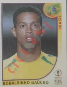 179-ex Ronaldinho Gaúcho – FIFA World Cup Korea/Japan 2002 Panini