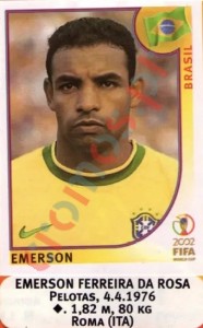 180 Emerson – FIFA World Cup Korea/Japan 2002 Panini