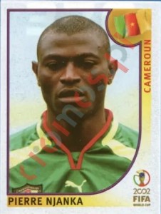 370 Pierre Njanka – FIFA World Cup Korea/Japan 2002 Panini