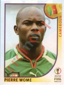 374 Pierre Wome – FIFA World Cup Korea/Japan 2002 Panini