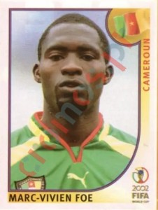 378 Marc-Vivien Foe – FIFA World Cup Korea/Japan 2002 Panini