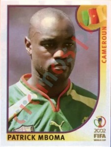 382 Patrick Mboma – FIFA World Cup Korea/Japan 2002 Panini