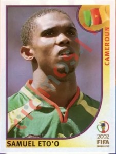 383 Samuel Eto'o – FIFA World Cup Korea/Japan 2002 Panini