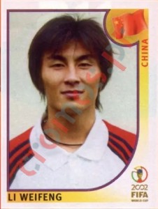 211 Li Weifeng – FIFA World Cup Korea/Japan 2002 Panini
