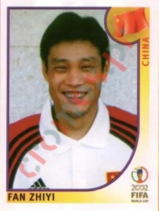 212 Fan Zhiyi – FIFA World Cup Korea/Japan 2002 Panini