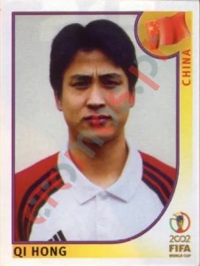 215 Qi Hong – FIFA World Cup Korea/Japan 2002 Panini