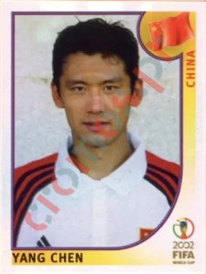 221 Yang Chen – FIFA World Cup Korea/Japan 2002 Panini