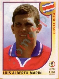 228 Luis Alberto Marin – FIFA World Cup Korea/Japan 2002 Panini