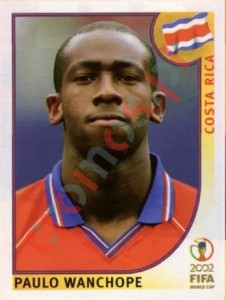 238 Paulo Wanchope – FIFA World Cup Korea/Japan 2002 Panini