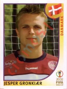 95 Jesper Gronkjaer – FIFA World Cup Korea/Japan 2002 Panini