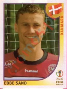 96 Ebbe Sand – FIFA World Cup Korea/Japan 2002 Panini