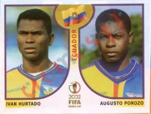 513 Ivan Hurtado/Augusto Porozo – FIFA World Cup Korea/Japan 2002 Panini