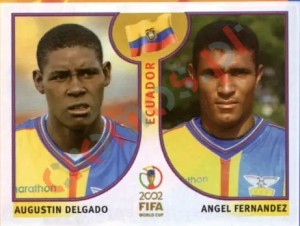 520 Agustin Delgado/Angel Fernandez – FIFA World Cup Korea/Japan 2002 Panini