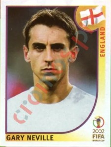 426 Gary Neville – FIFA World Cup Korea/Japan 2002 Panini