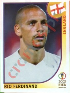 427 Rio Ferdinand – FIFA World Cup Korea/Japan 2002 Panini
