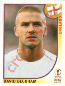 430 David Beckham – FIFA World Cup Korea/Japan 2002 Panini