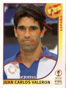 109 Juan Carlos Valeron – FIFA World Cup Korea/Japan 2002 Panini