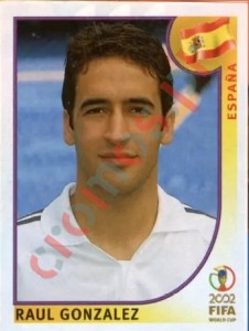 111 Raul Gonzalez – FIFA World Cup Korea/Japan 2002 Panini