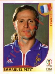 34 Emmanuel Petit – FIFA World Cup Korea/Japan 2002 Panini