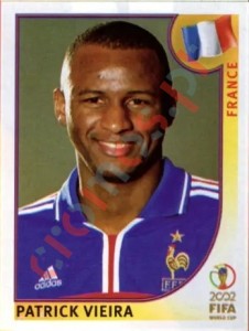 35 Patrick Vieira – FIFA World Cup Korea/Japan 2002 Panini