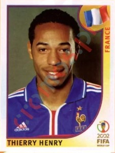 41 Thierry Henry – FIFA World Cup Korea/Japan 2002 Panini