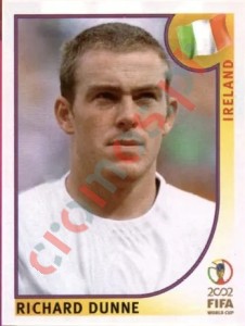 354 Richard Dunne – FIFA World Cup Korea/Japan 2002 Panini