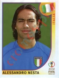 462 Alessandro Nesta – FIFA World Cup Korea/Japan 2002 Panini