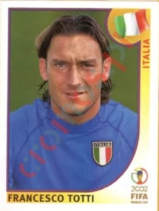 470 Francesco Totti – FIFA World Cup Korea/Japan 2002 Panini