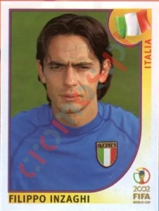 472 Filippo Inzaghi – FIFA World Cup Korea/Japan 2002 Panini