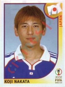 537 Koji Nakata – FIFA World Cup Korea/Japan 2002 Panini