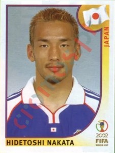 541 Hidetoshi Nakata – FIFA World Cup Korea/Japan 2002 Panini