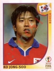 252 Ko Jong-Soo – FIFA World Cup Korea/Japan 2002 Panini