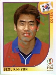 256 Seol Ki-Hyun – FIFA World Cup Korea/Japan 2002 Panini