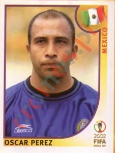 495 Oscar Perez – FIFA World Cup Korea/Japan 2002 Panini