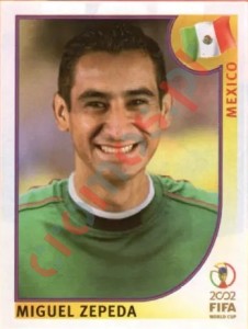 507 Miguel Zepeda – FIFA World Cup Korea/Japan 2002 Panini