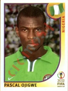 406 Pascal Ojigwe – FIFA World Cup Korea/Japan 2002 Panini