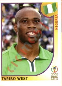 408 Taribo West – FIFA World Cup Korea/Japan 2002 Panini