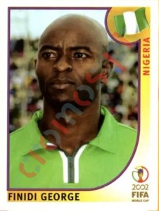 416 Finidi George – FIFA World Cup Korea/Japan 2002 Panini