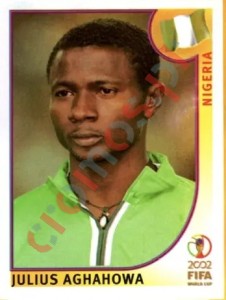 420 Julius Aghahowa – FIFA World Cup Korea/Japan 2002 Panini