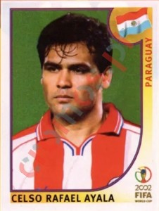 138 Celso Rafael Ayala – FIFA World Cup Korea/Japan 2002 Panini