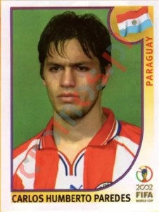 142 Carlos Humberto Paredes – FIFA World Cup Korea/Japan 2002 Panini
