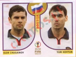 523 Igor Chugainov/Yuri Kovtun – FIFA World Cup Korea/Japan 2002 Panini