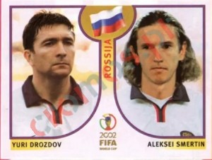 525 Yuri Drozdov/Aleksei Smertin – FIFA World Cup Korea/Japan 2002 Panini