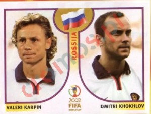 526 Valeri Karpin/Dmitri Khokhlov – FIFA World Cup Korea/Japan 2002 Panini