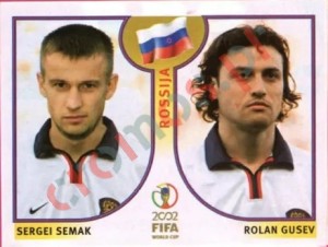 528 Sergei Semak/Rolan Gusev – FIFA World Cup Korea/Japan 2002 Panini