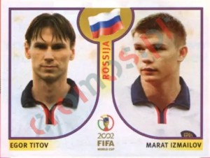 529 Egor Titov/Marat Izmailov – FIFA World Cup Korea/Japan 2002 Panini