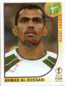 334 Ahmad Al-Dossari – FIFA World Cup Korea/Japan 2002 Panini