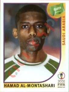 336 Hamad Al-Montashari – FIFA World Cup Korea/Japan 2002 Panini